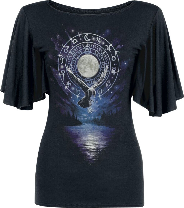 Goth T-skjorte - Witchcraft - S til 4XL - Damer - svart