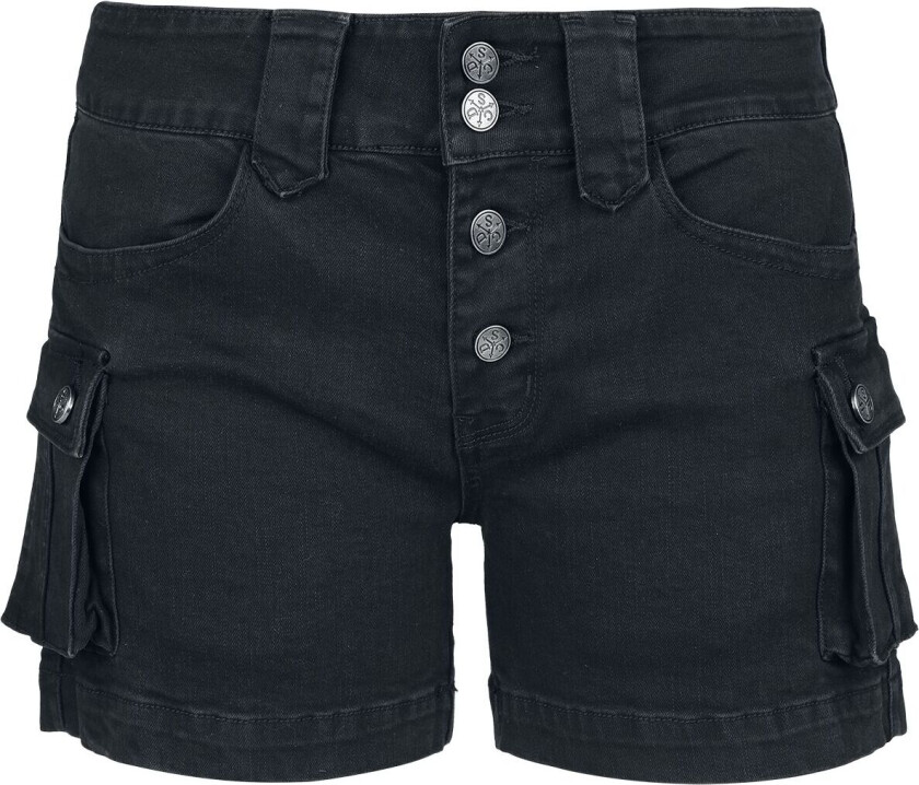 Shorts - EMP Street Crafted Design Collection - Shorts - 27 til 30 - Damer - svart