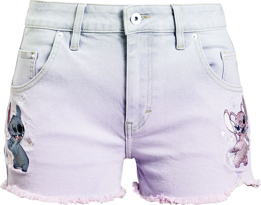 Disney Shorts - Stitch and angel - 27 til 31 - Damer - denim