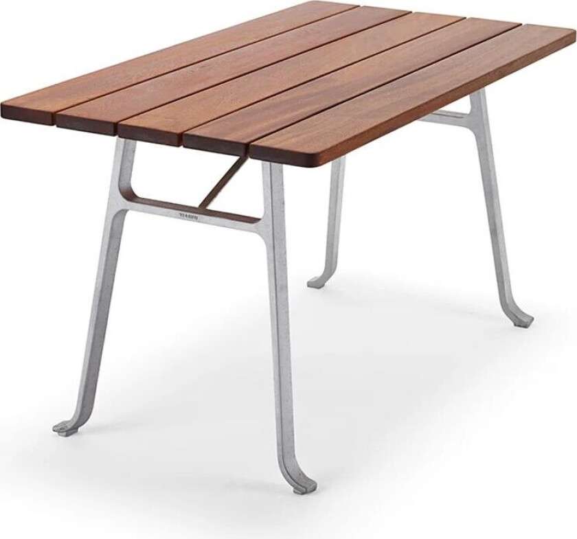 Seriff bord Mahogniolje, rått aluminiumstativ