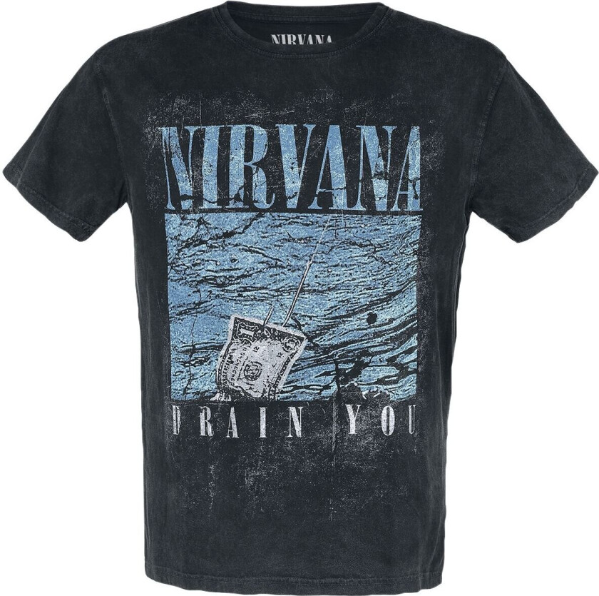 T-skjorte - Drain You - S til 3XL - Herrer - svart