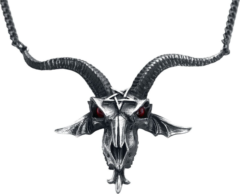 Goth Halskjede - Baphometica Pendant - Unisex - sølvfarget