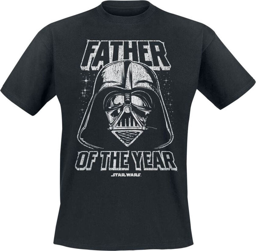 Disney T-skjorte - Darth Vader - Father Of The Year - S til 3XL - Herrer - svart