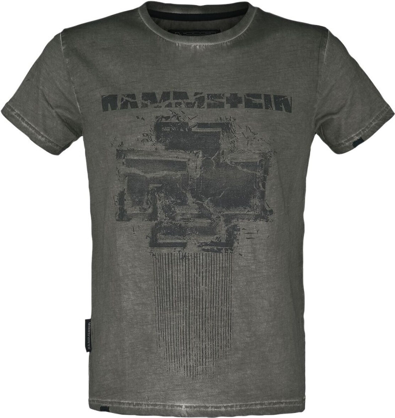 T-skjorte - Broken Logo II - S til 5XL - Herrer - olivengrønn