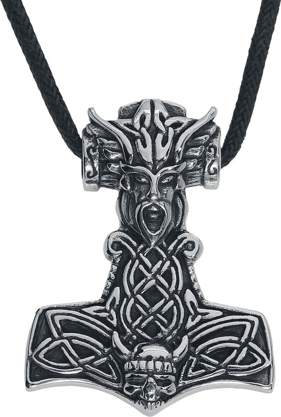 Halskjede - Thor's Hammer - Unisex - sølvfarget