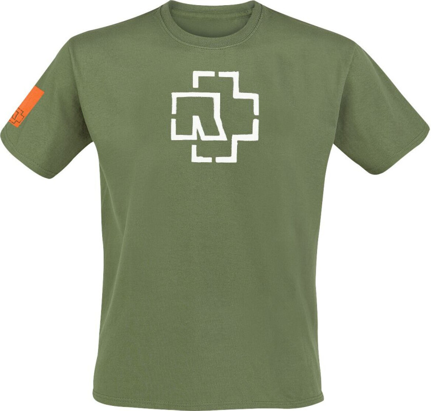 T-skjorte - Logo - S til 3XL - Herrer - olivengrønn