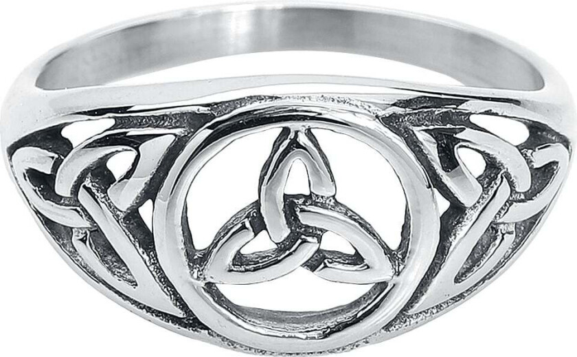 Ring - Keltischer Knoten - Herrer - sølvfarget