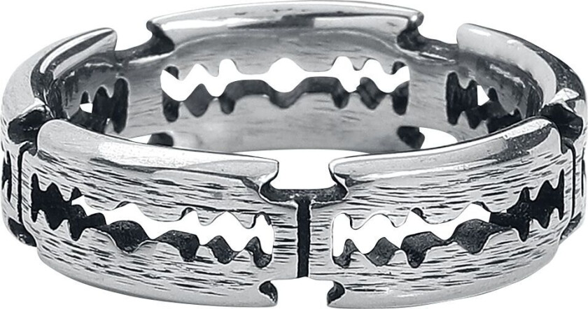 Ring - Razorblades - Herrer - sølvfarget