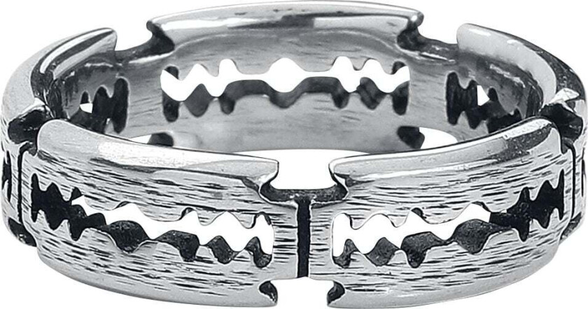 Ring - Razorblades - Herrer - sølvfarget
