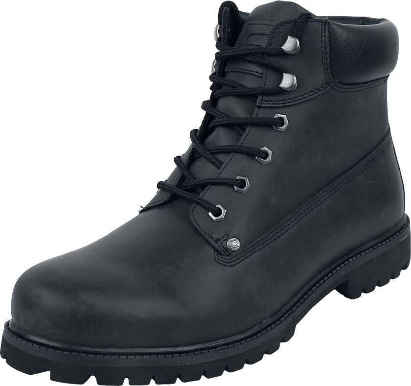 Boot - Svarte Boots med Snøring - EU41 til EU47 - Herrer - svart