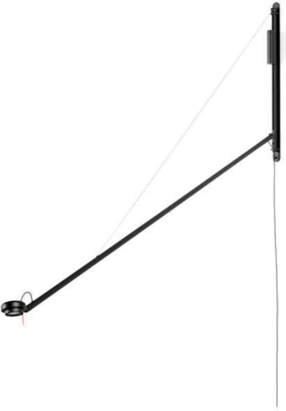Fifty-Fifty wall vegglampe Soft black