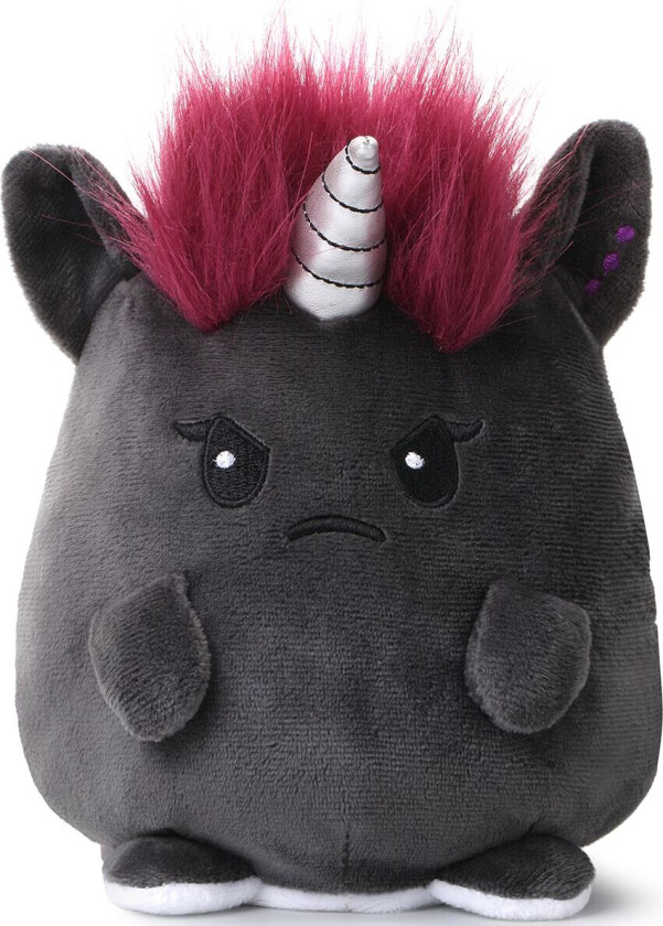 Fun Kosedyr - Ruby Unicorn and Mia Unicorn (Reversible Plushie) - Unisex - grå-hvit