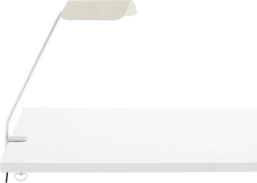 Apex Clip skrivebordlampe Oyster white