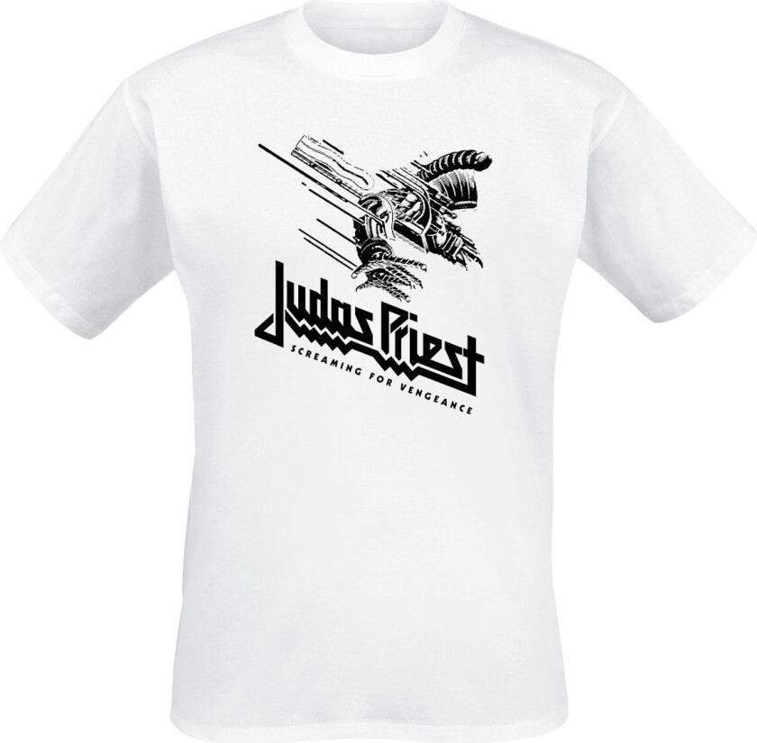 T-skjorte - Screaming For Vengeance - S til XXL - Herrer - hvit