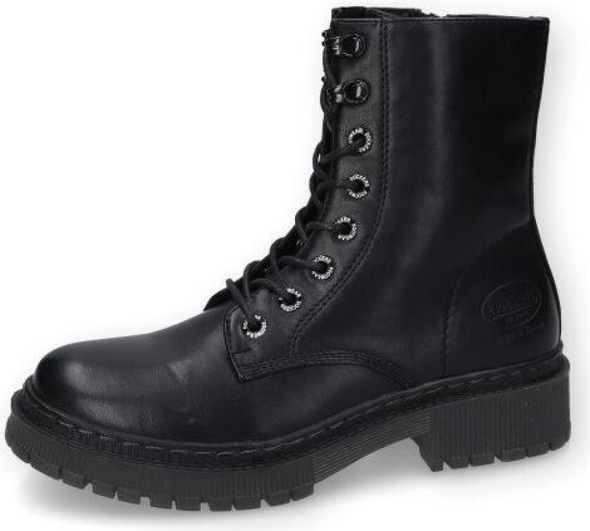 Boot - Lace-Up Boots - EU37 til EU40 - Damer - svart