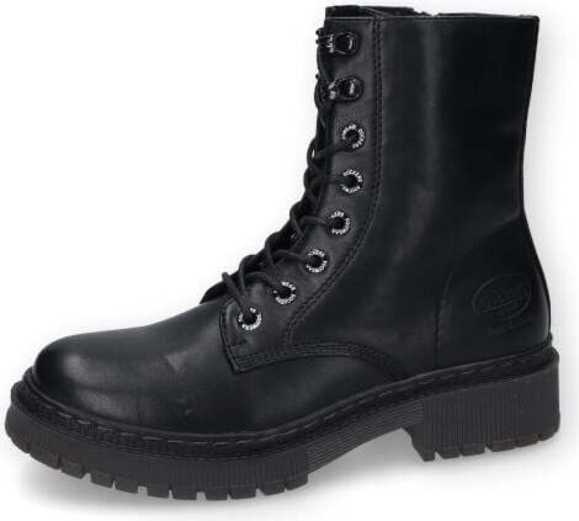 Boot - Lace-Up Boots - EU37 til EU40 - Damer - svart