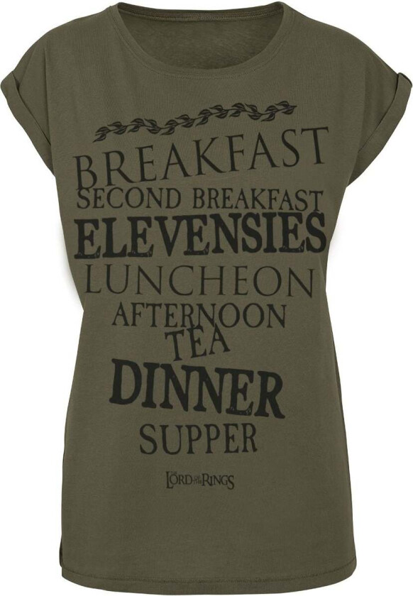 T-skjorte - Shire Food - XS til XL - Damer - olivengrønn