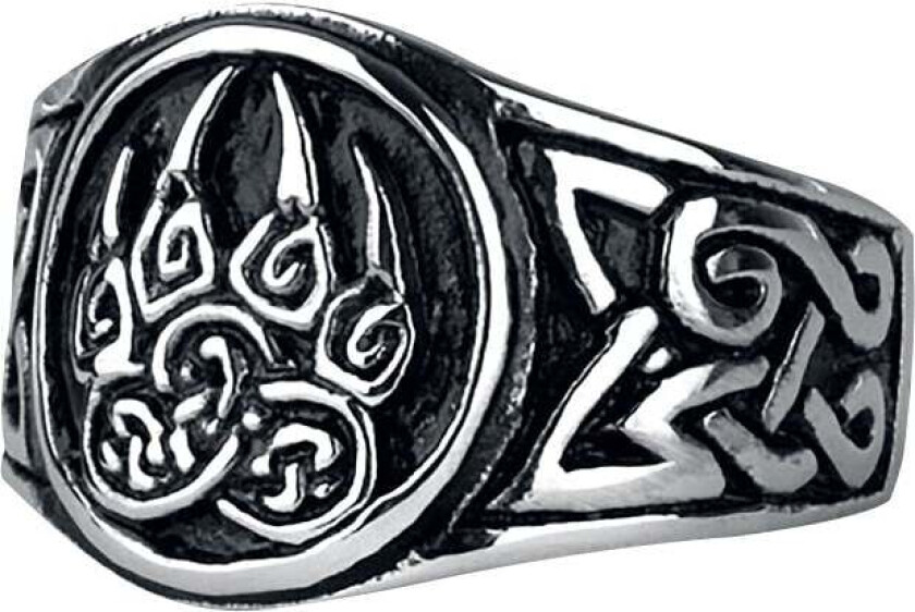 Ring - Bear's Paw - Herrer - sølvfarget