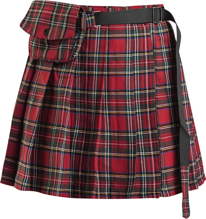 Kort skjørt - Check It Out Kilt - XS til 4XL - Damer - rød