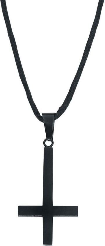 Goth Halskjede - Kreuz - Unisex - svart