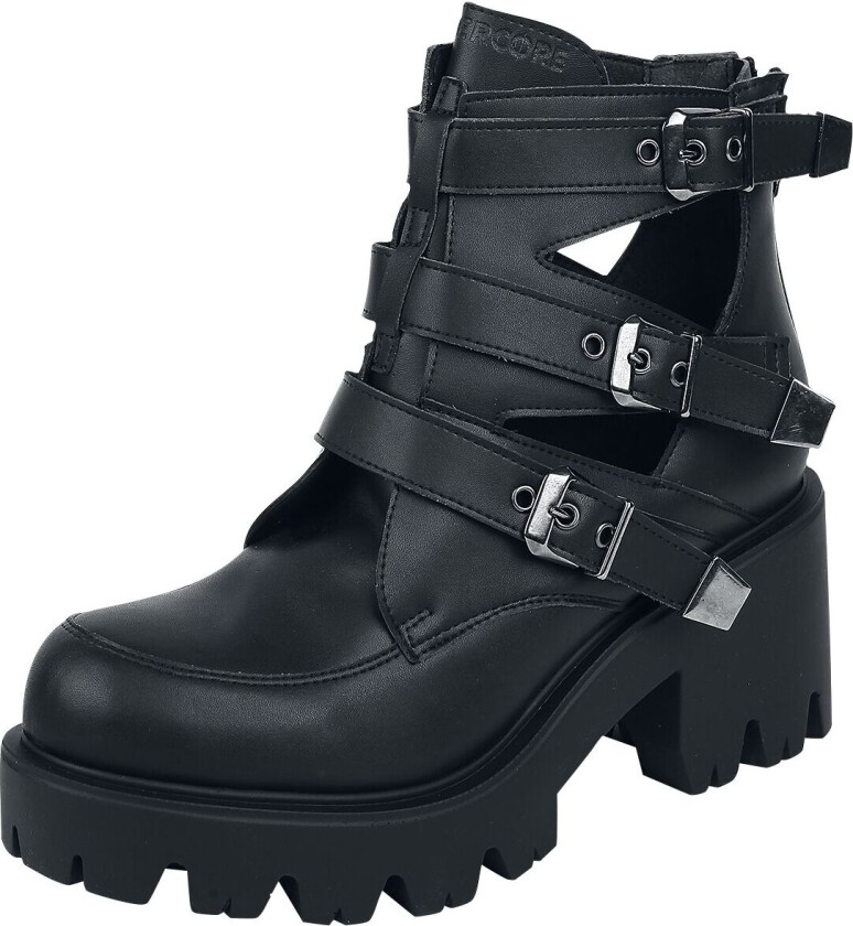 Goth Boot - Randa Vegan - EU36 til EU41 - Damer - svart