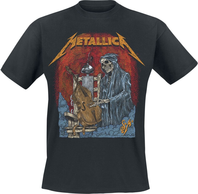 Metallica T-skjorte - S&M2 Cello Reaper - S til 5XL - Herrer - svart