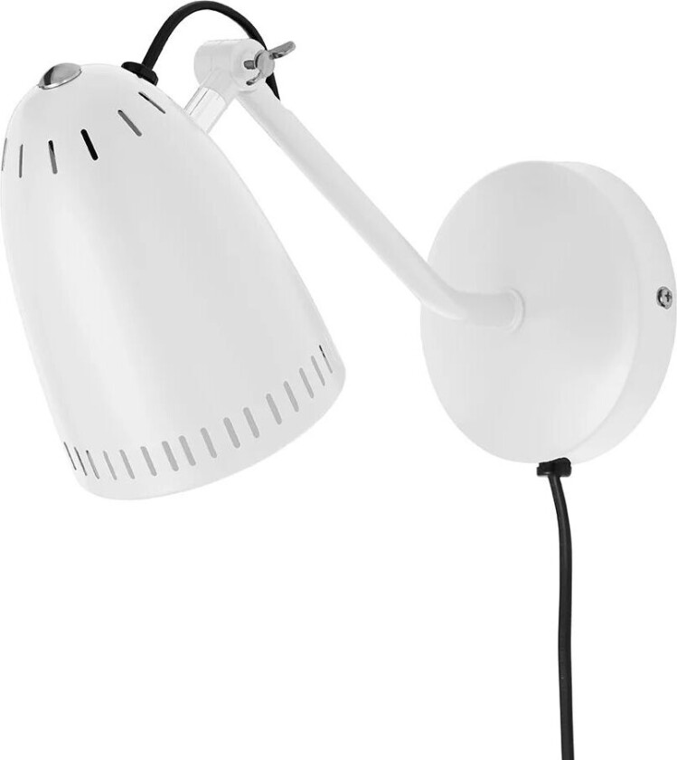 Dynamo vegglampe matt whisper white (hvit)