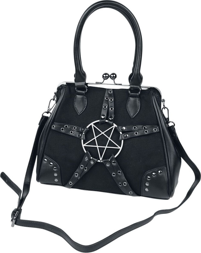 Goth Håndveske - Pentagram - Damer - svart
