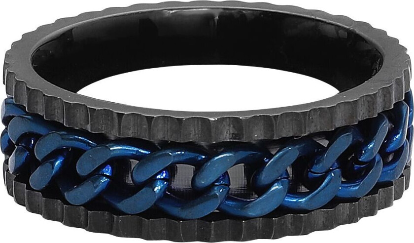 Ring - Chain - Herrer - svart-blå