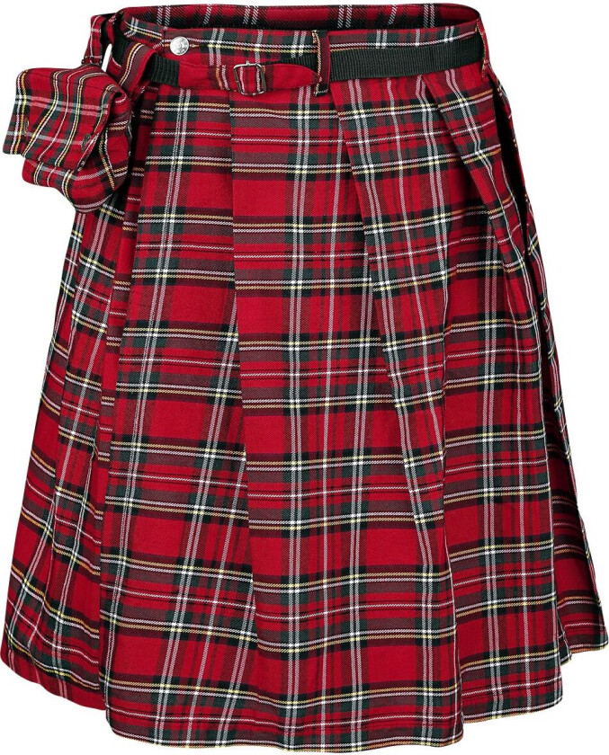 Goth Middellangt skjørt - Fear is Over Kilt - S til 3XL-4XL - Herrer - rød