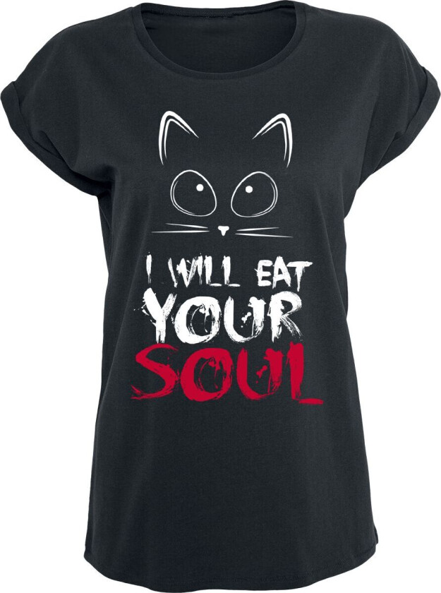 Fun T-skjorte - I Will Eat Your Soul - XS til 5XL - Damer - svart