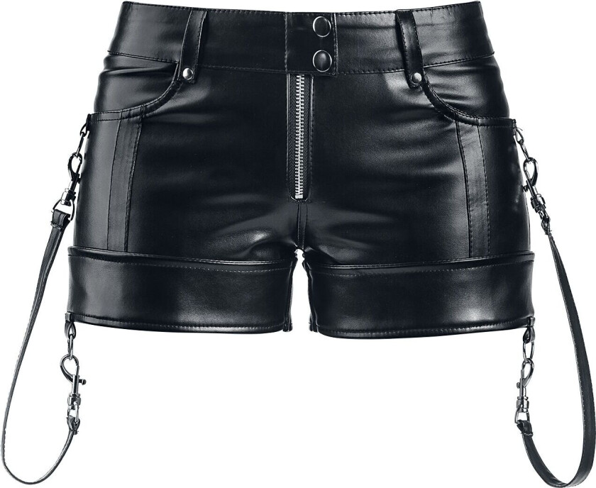 Goth Shorts - Dark Matter - S - Damer - svart
