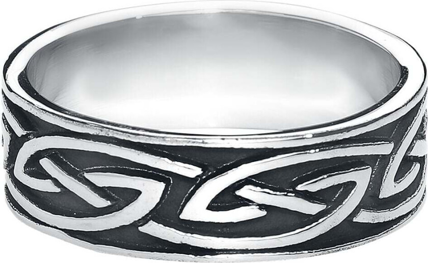 Ring - Keltischer Knoten - Herrer - sølvfarget