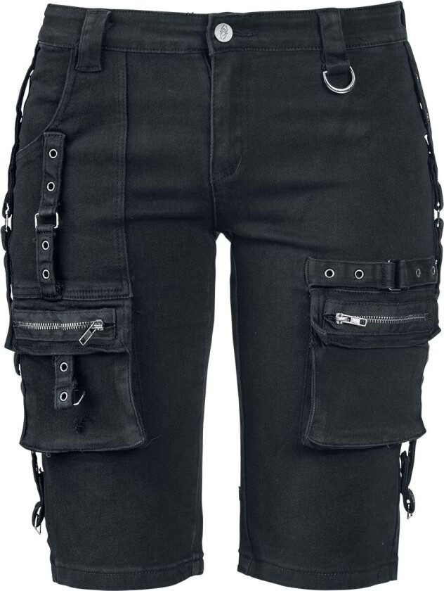 Shorts - Strap Shorts - 27 til 34 - Damer - svart