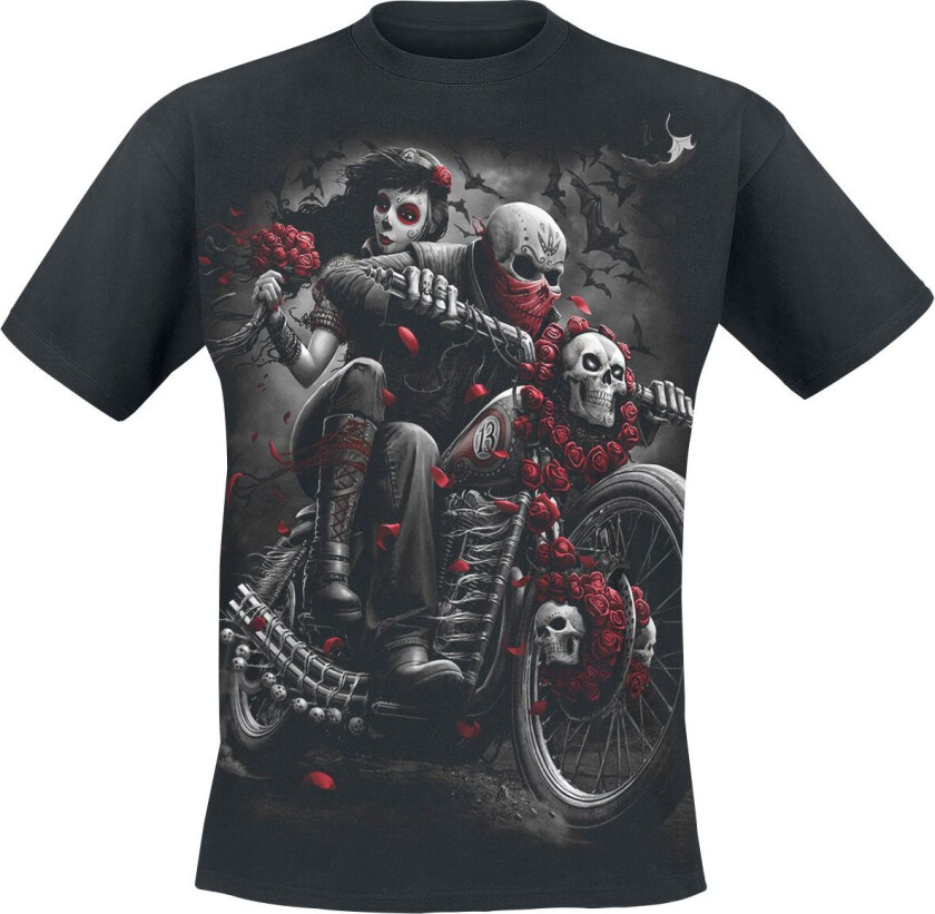 Goth T-skjorte - DOTD Bikers - S til XXL - Herrer - svart