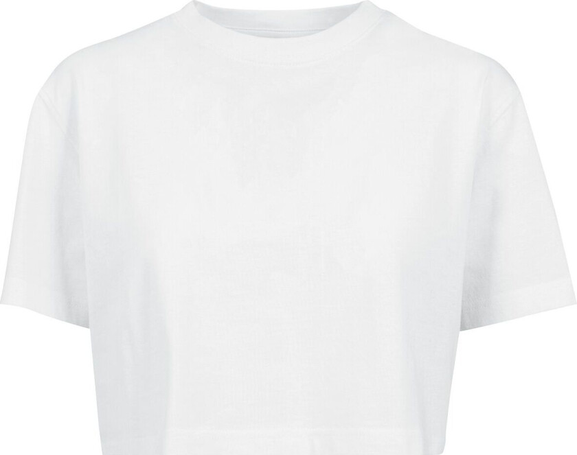 T-skjorte - Ladies Short Oversized Tee - XS til S - Damer - hvit