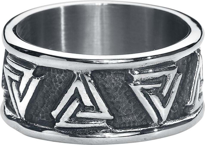 Ring - Wotansknoten - Unisex - sølvfarget