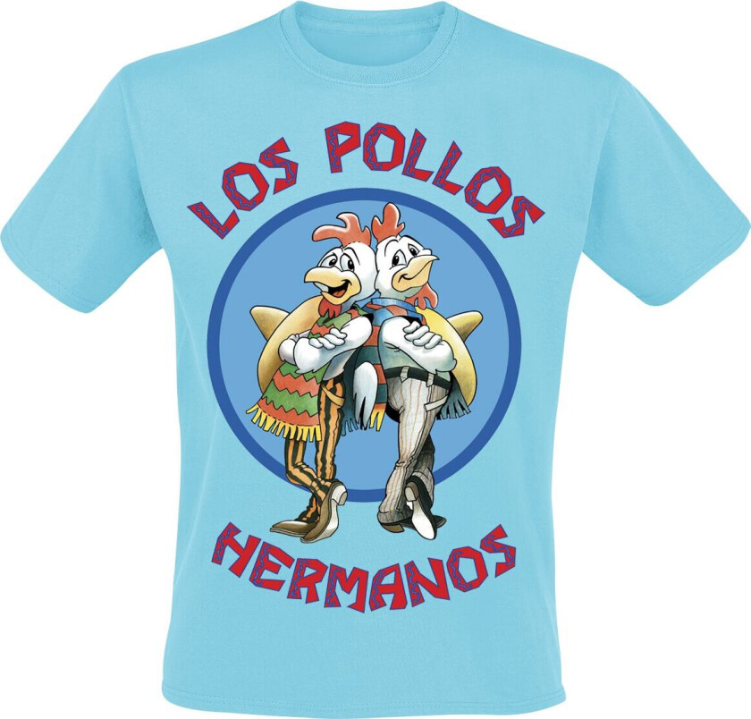 T-skjorte - Los Pollos Hermanos - S til 4XL - Herrer - lyseblå