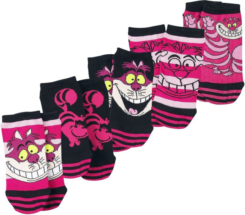Disney Sokker - Filurkatten - EU35-38 til EU 39-42 - Damer - rosa-svart