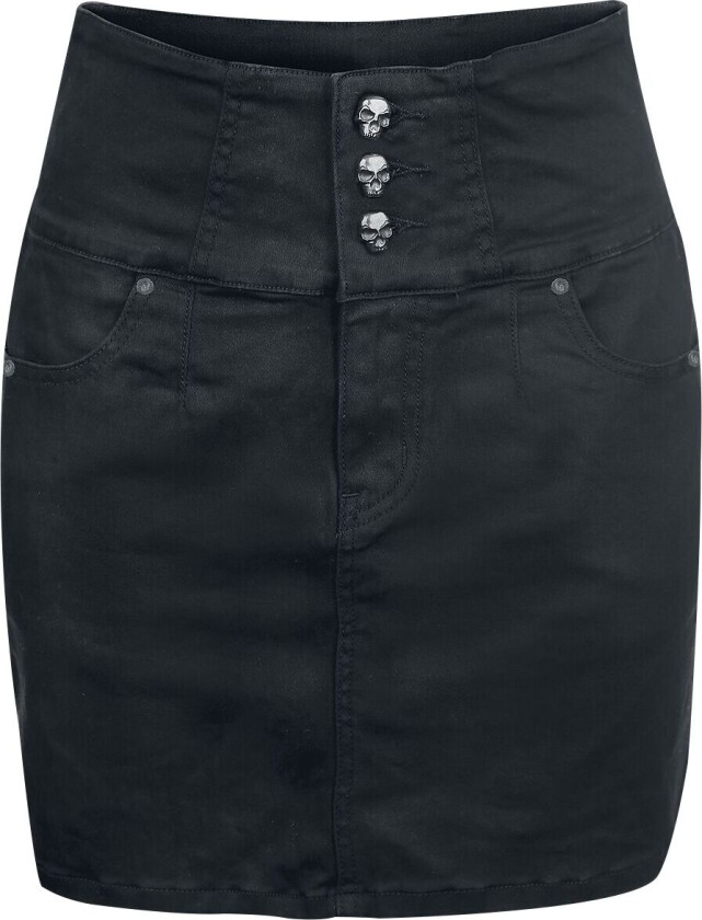 Kort skjørt - Miss Nothing - XS til S - Damer - svart