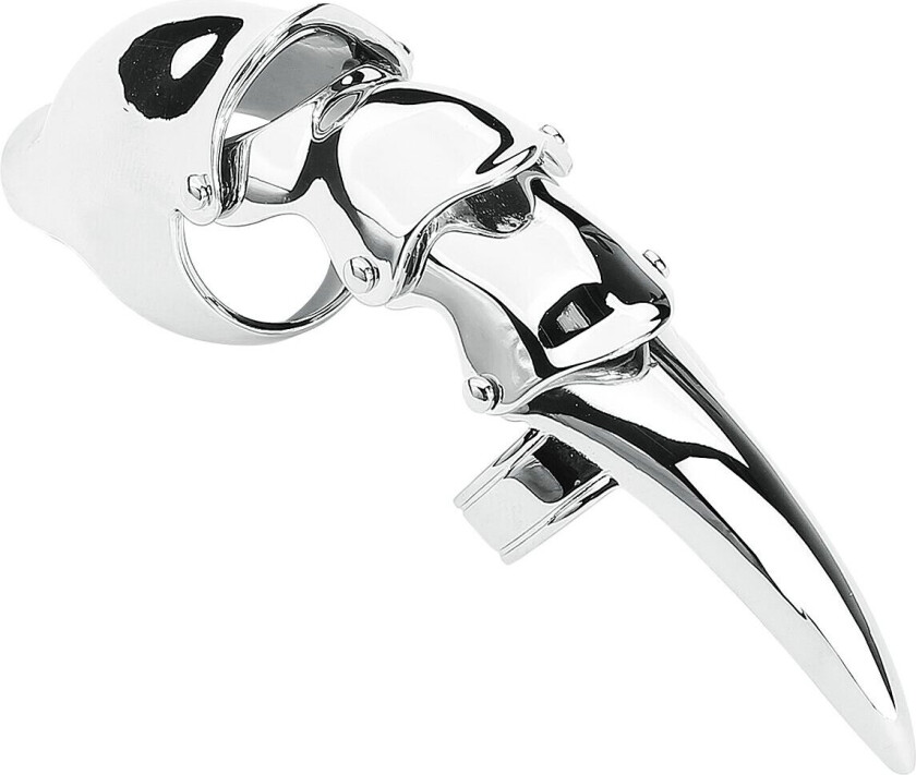 Goth Ring - Lange klør - Damer - sølvfarget