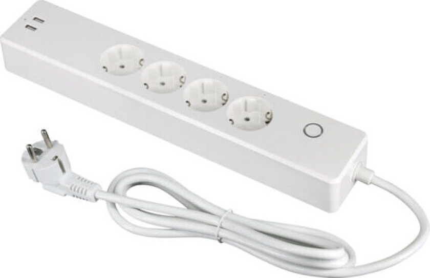 ZigBee skjøteledning 4-veis + 2 USB - 4512735