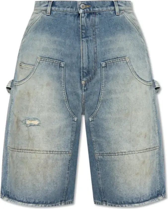 Herre, Shorts, Blå, M