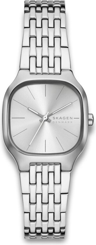 Mellem Lille SKW3159 - Kvarts - Sølv - Dameklokker - Rustfritt stål - ledd m/pin - Mineral