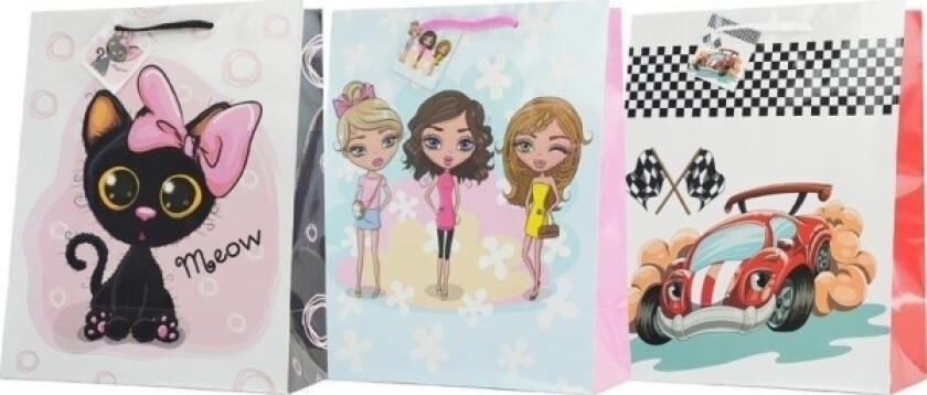 Julepynt Mfp Papir Gavepose T 5 Mix 94 265X325x135 5252808