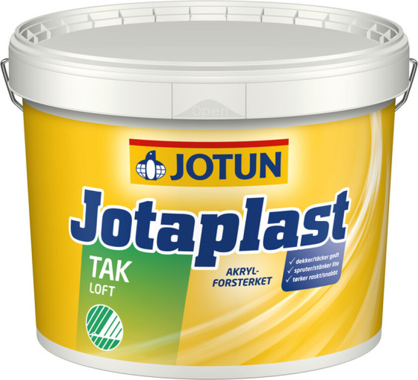 Takmaling jotaplast hvit 10l