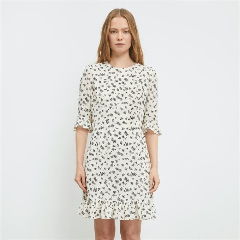 Annabella Dress - Black Dandelion Hvit M