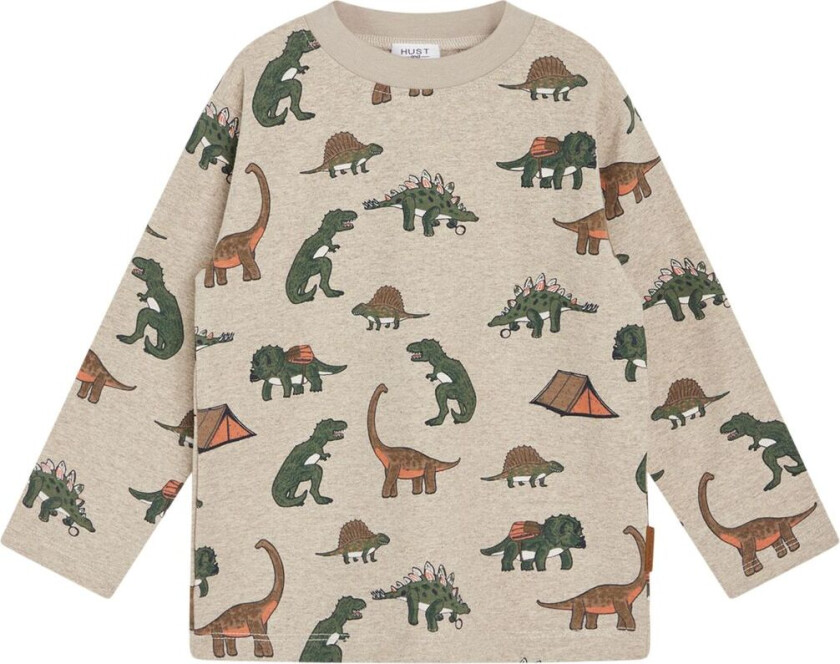 Anton Langermet T-skjorte Beige Melange | Beige | 68 cm