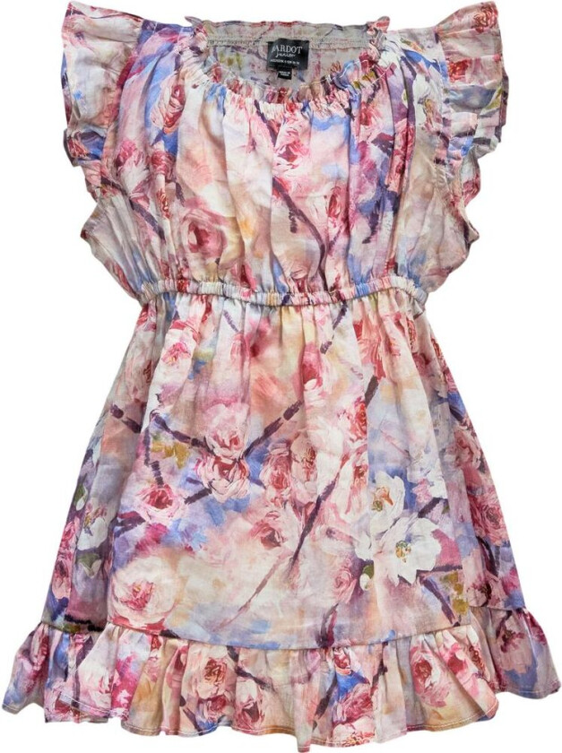 Ayala Blomstret Kjole Azure Flor | Rosa | 3 years