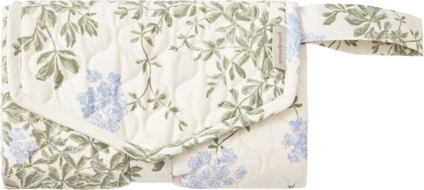 Change To Go Mønstret Stellematte Plumbago | Blå | 0-3